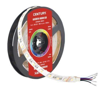 CEN ACRGBW-196010 LED pásek ACCENTO PRO 19.2W 60 led/m 96W RGB+4000K 2500Lm Ra80 120d IP20 24VDC - CENTURY