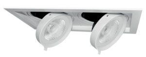 CEN FSMD2-300230 SVÍTIDLO LED REGIA ZAPUŠTĚNÉ VÝKLOPNÉ 2 MODULY 335 mm 30W 3000K Ra95 2460Lm 38d DIMM IP20  - CENTURY