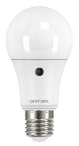 CEN G3SP-102764 LED HRUŠKA SE SENZOREM ARIA PLUS 10W E27 6400K 1100Lm 270d 60x120mm IP20 krabice - CENTURY