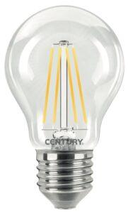 CEN ING3-082740 LED FILAMENT HRUŠKA ČIRÁ 8W E27 4000K 806Lm 360d 60x105mm IP20  - CENTURY