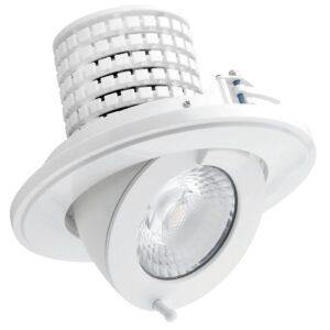 CEN RGOD-259030 LED SPOT REGIA ZAPUŠTĚNÉ VÝKLOPNÉ 158 mm 25W 3000K Ra95 2150Lm 38d DIMM IP20  - CENTURY