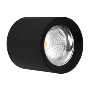 CEN RNDNE-109040 Stropní SVÍTIDLO LED RONDO ČERNÉ 90x90mm 10W/230VAC 4000K 800Lm 45d IP20  - CENTURY