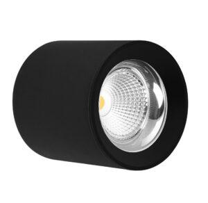 CEN RNDNE-2513040 Stropní SVÍTIDLO LED RONDO ČERNÉ 130x155mm 25W/230VAC 4000K 2500Lm 45d IP20 - CENTURY