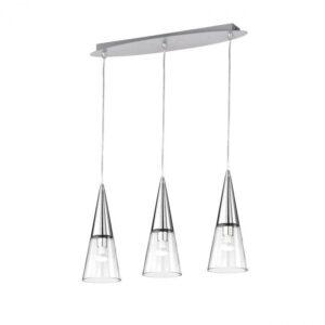 ILUX 112367 Závěsné svítidlo Ideal Lux Cono SB3 cromo 112367 chromové 3x40W   - IDEALLUX