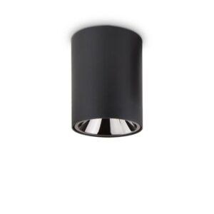 ILUX 205984 NITRO 15W ROUND NERO - IDEALLUX