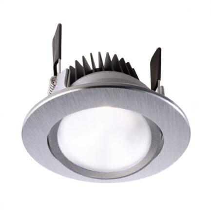 IMPR 565198 Zápustné stropní svítidlo COB 68 CCT 8W LED stříbrná - LIGHT IMPRESSIONS