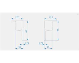 IMPR 978270 AKCE Koncovka C-P-EL-03-10 sada 2ks - LIGHT IMPRESSIONS