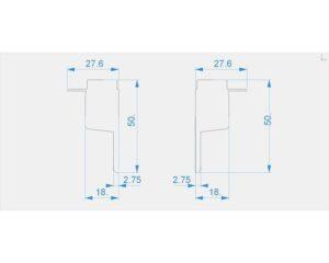 IMPR 979210 AKCE Koncovka H-EL-03-10 sada 2ks - LIGHT IMPRESSIONS