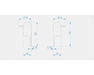 IMPR 979710 AKCE Koncovka R-EL-03-10 sada 2ks - LIGHT IMPRESSIONS