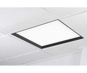 KHL K50502.BK.MP.4K.D1 WINNER LED panel černá 4000K mikroprisma 1..10V 37W čtverec - KOHL-Lighting