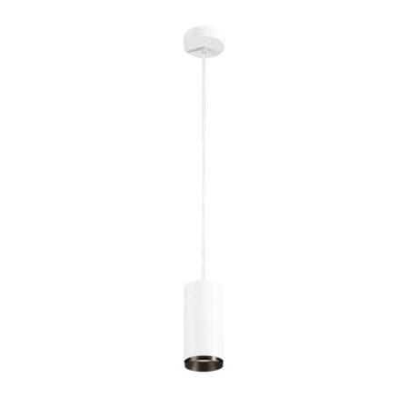 LA 1004246 NUMINOS® PD PHASE M vnitřní LED závěsné svítidlo bílá/černá 2700 K 24° - BIG WHITE (SLV)