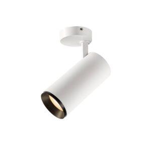 LA 1004303 NUMINOS® SPOT PHASE L vnitřní LED přisazené stropní svítidlo bílá/černá 3000 K 36° - BIG WHITE (SLV)