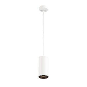 LA 1004640 NUMINOS® PD DALI L vnitřní LED závěsné svítidlo bílá/černá 3000 K 60° - BIG WHITE (SLV)