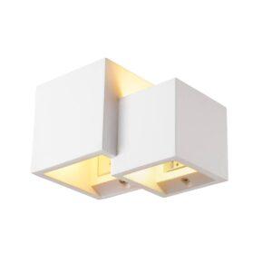 LA 1004733 PLASTRA WL CUBES vnitřní přisazené svítidlo QT14 bílá - BIG WHITE (SLV)