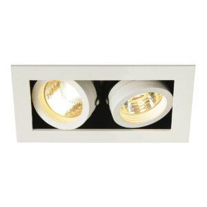 LA 115521 KADUX GU10 II matná bílá 230V GU10 2x50W - BIG WHITE (SLV)