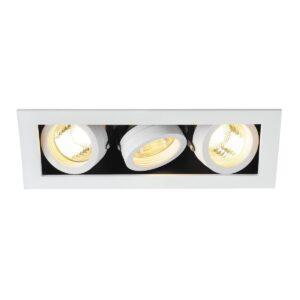 LA 115531 KADUX GU10 III matná bílá 230V GU10 3x50W - BIG WHITE (SLV)