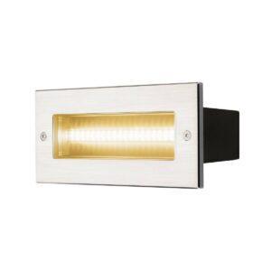 LA 233650 BRICK venkovní nástěnné vestavné svítidlo LED 3000K nerez IP67 230V 950lm 10W - BIG WHITE (SLV)