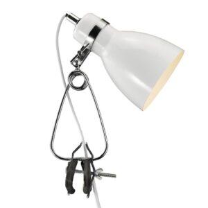 NOR 73072001 Lampa s klipem Cyclone 1x15W E14 bílá - NORDLUX