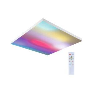 P 79906 LED Panel Velora Rainbow dynamicRGBW hranaté 595x595mm RGBW bílá - PAULMANN