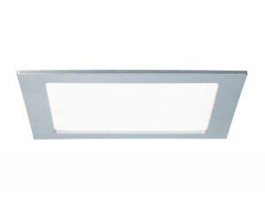 P 92078 Zápustný LED panel hranatý 18W 4000K matný chrom IP44 920.78 - PAULMANN