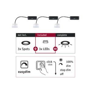 P 92477 Žárovky Choose LED-Modul Coin EasyDim 3x6