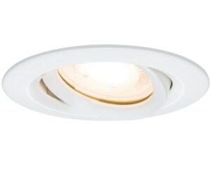 P 92897 Zápustné svítidlo LED Nova IP65 kulaté 7W GU10 bílá 1ks výklopné 928.97 - PAULMANN