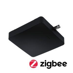 P 96819 URail napájení Smart Home Zigbee Mitte 227x196mm max. 300W černá mat - PAULMANN