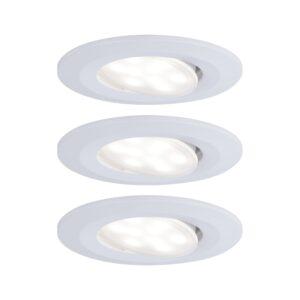 P 99927 Vestavné svítidlo LED Calla kruhové 3x6W bílá mat výklopné 999.27 - PAULMANN