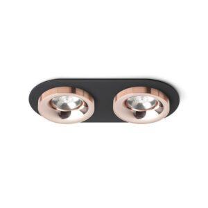 RED R13243 SHARM R II zápustná černá měď/měď 230V LED 2x10W 24° 3000K - RED - DESIGN RENDL